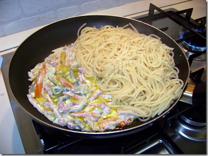 spaghetti colorati dell'orto ricetta (4)