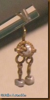 Pendiente de oro y perlas - Calahorra - Museo de la Romanización Pendiente de oro y perlas - Calahorra - Museo de la Romanización