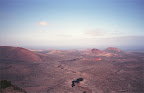 Panoramic view to desert Panoramic view to desert