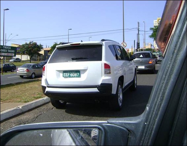 Flagra do Novo jeep Compass em testes no Brasil