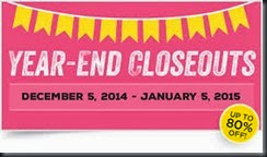 Year End Closeouts
