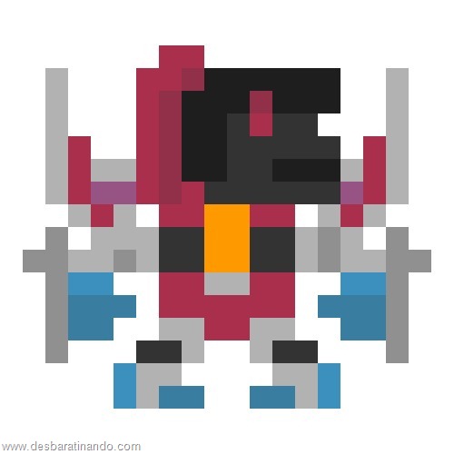 super herois e viloes em 8 bits transformers  (2)