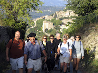 Walking out of Gordes.