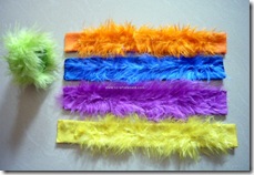 fuzzy slap bracelets