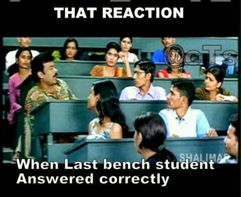 LAST BENCH STUDENT FIRST BENCH STUDENT- FUNNY PICS | FUNNY INDIAN