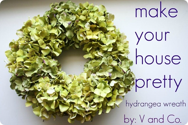 hydrangea wreath tutorial