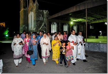 Christians Marching in Memory Peshawar Church bombing