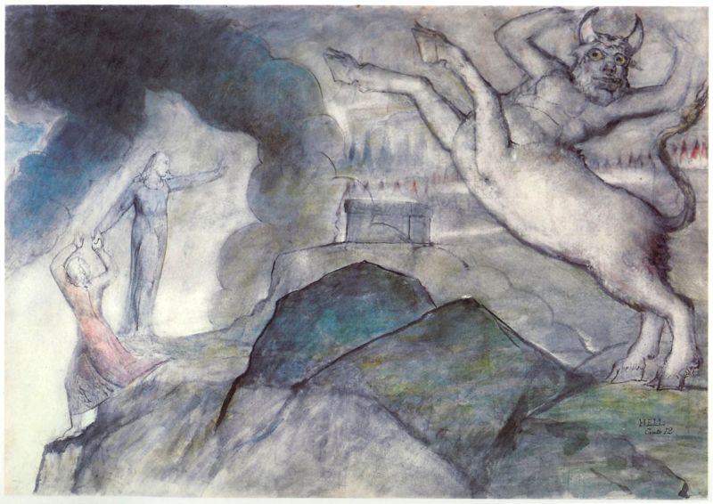 Blake Dante Hell Xii, William Blake