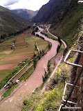 The Urubamba river, Sacred Valley, Peru