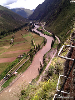 The Urubamba river, Sacred Valley, Peru