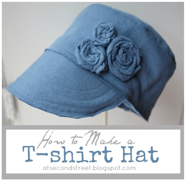 How to Make a Tshirt Hat by At Second Street