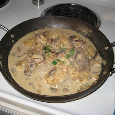 Simple Chicken Stroganoff
