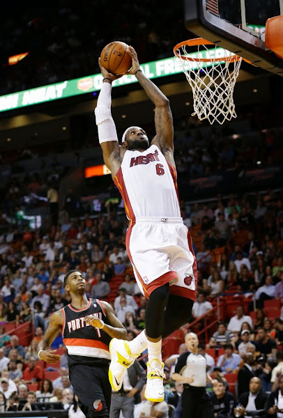 King James Wears New Soldier 7 PE on Winning Drive vs Portland