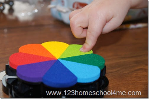 Use a BIG rainbow ink pad for this beautiful craft for kids Use a BIG rainbow ink pad for this beautiful craft for kids