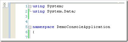 C# Tips: Display Line number in Visual Studio Editor 2008