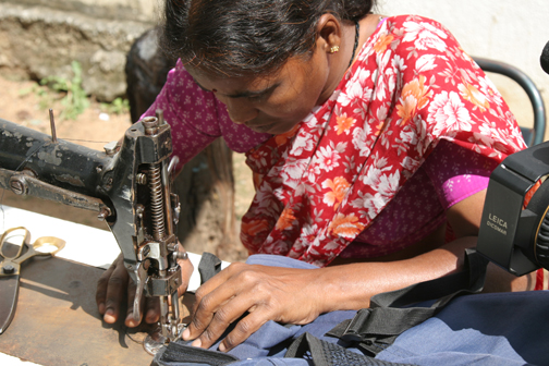 Jayashree is a gifted seamstress. She has sewn for about 20 years!