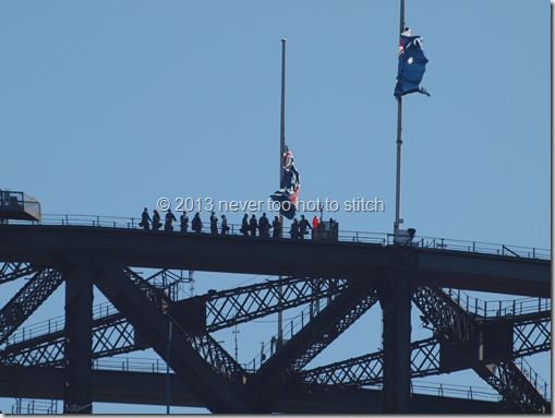 2013-04-25 climbers on the Bridge