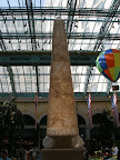 A monument at the Bellagio Conservatory and Botanical Garden.
