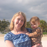 Tori and I on the beach.