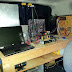 Populating the operating desk<br /><br /><br /> Low band station (L) - Power distribution (R) wall