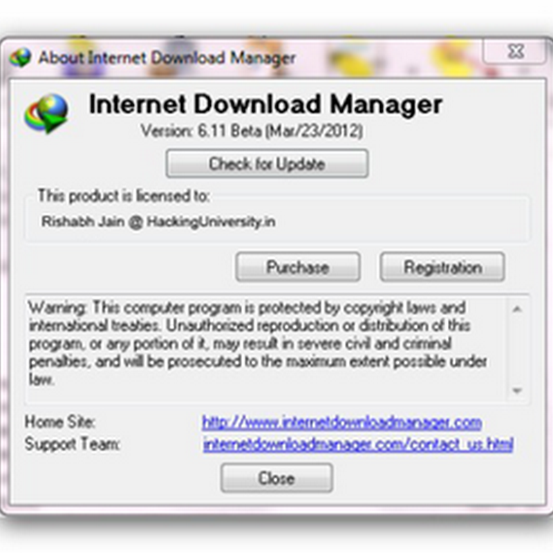 IDM 6.11 Beta Full Patch