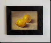 Two Lemons Framed