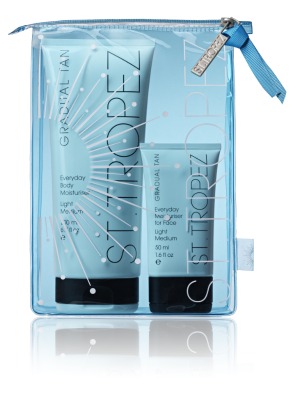 St. Tropez Radiant Tan Set, includes a Gradual Tan Moisturizer for Body & Face ($40)