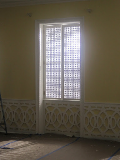 I love this detail of the window screens.