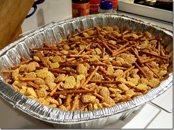 Aunt Marie's Junk.chex and pretzels and nuts 2