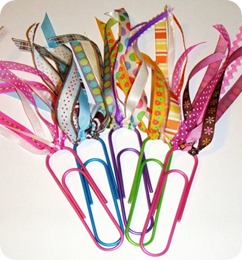 Separadores de libros sencillos "CLIPS" Separadores de libros sencillos "CLIPS"