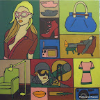 Model, Bag, Soldier, Shoe by Rowena Keaveny