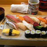 My breakfast at Tsukiji - best sushi I ever had