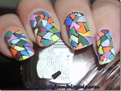 mosaic nail art