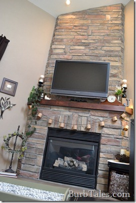 Spring mantel and hearth Spring mantel and hearth
