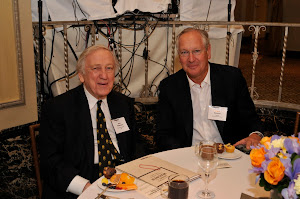 Wagner Dean's Council member Dan Brodsky with John Brademas, Former NYU President and President Emeritus of the NYU John Brademas Center for the Study of Congress