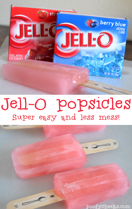 No-Drip Jell-O Popsicle - only 3 ingredients! #recipe No-Drip Jell-O Popsicle - only 3 ingredients! #recipe