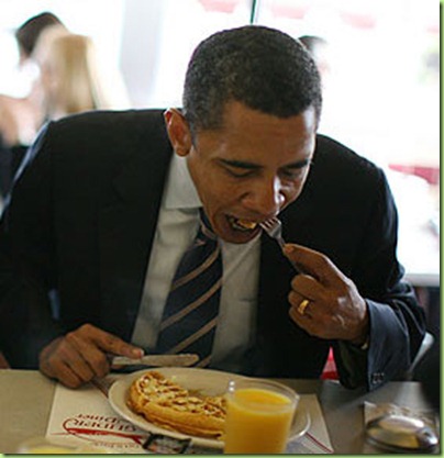 obama-eating-waffles