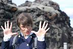 Bets feels out the Icelandic rocks 10