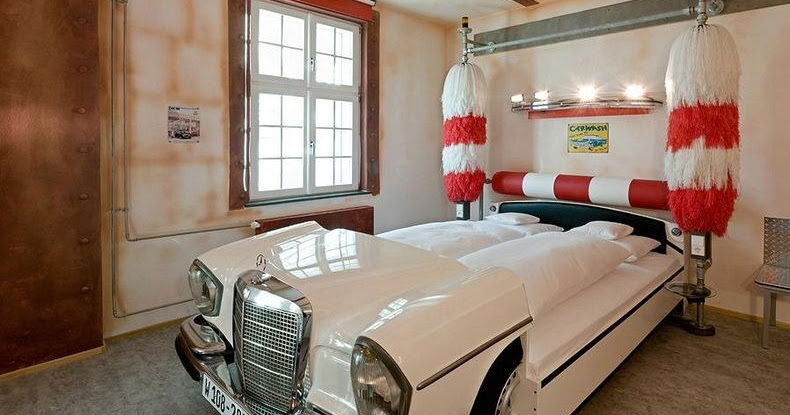 V8 Car Themed Hotel in Stuttgart, Germany | Amusing Planet