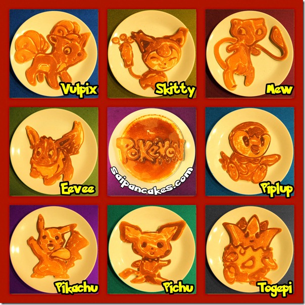 Pokémon pancakes! Saipancakes