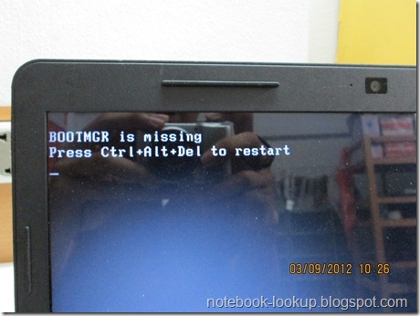 บันทึกช่าง Dell ลง Windows แล้วเจอ BOOT MGR is Missing บันทึกช่าง Dell ลง Windows แล้วเจอ BOOT MGR is Missing