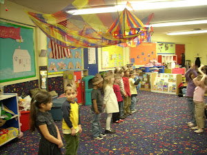 Busy Bees singing at the Holiday Social.