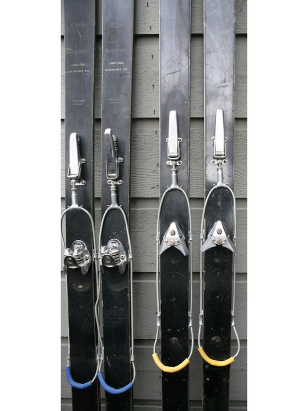 2 Pair of Vintage 50's/60's HEAD skis Standard + Master Jackson