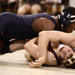 133: #14 Daryl Thomas (Illinois) maj dec #6 Chris Dardanes (Minnesota) 17-8. Photo by Mark Beshey.