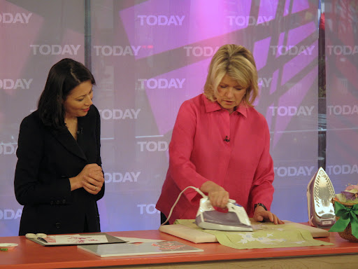 Next, you iron the images onto your fabric.