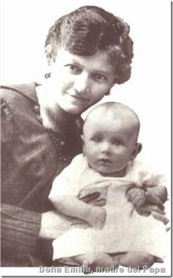 Papa Juan Pablo II(su madre y &eacute;l)