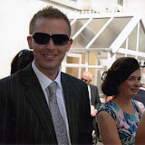 Shamrocks player Colin Brady enjoying the sunshine