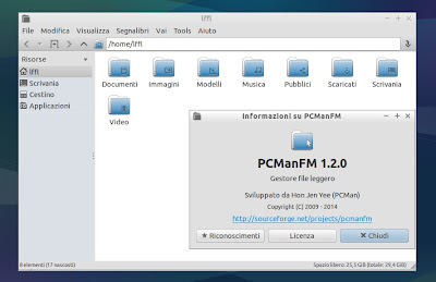 Lubuntu 14.04 Trusty - PCManFM
