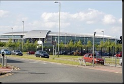 Contemprary photo of GCHQ, Government Communications Head Quarters, The Doughnut, Cheltenham<br />4.6.08<br />Picture by Anna Lythgoe - Thousand Word Media, NO SALES, NO SYNDICATION contact for more information mob: 07825 667679 web: www.thousandwordmedia.com email: anna@thousandwordmedia.com<br /><br />The photographic copyright (© 2008) is exclusively retained by the works creator at all times and sales, syndication or offering the work for future publication to a third party without the photographer's knowledge or agreement is in breach of the Copyright Designs and Patents Act 1988, (Part 1, Section 4, 2b). Please contact the photographer should you have any questions with regard to the use of the attached work and any rights involved. 