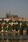 Prague Castle over the river Vitava